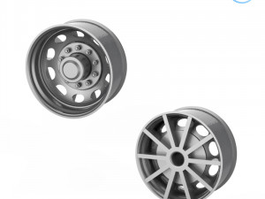 truck tire mold with 3 wheels 3D Print Model