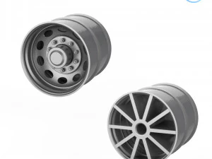 truck tire mold with 3 wheels 3D Print Model