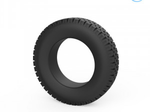 truck tire mold with 3 wheels 3D Print Model