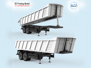 heavy tipper trailer 3D 프린트 모델