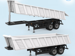 heavy tipper trailer Model do druku 3D