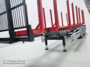 trailer for carrying logs 3D 打印模型