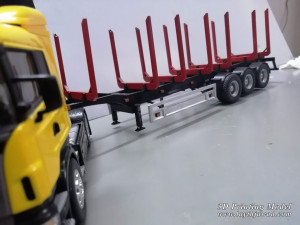 trailer for carrying logs 3D 打印模型