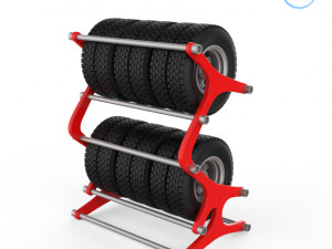 tyre rack 3D-printmodel