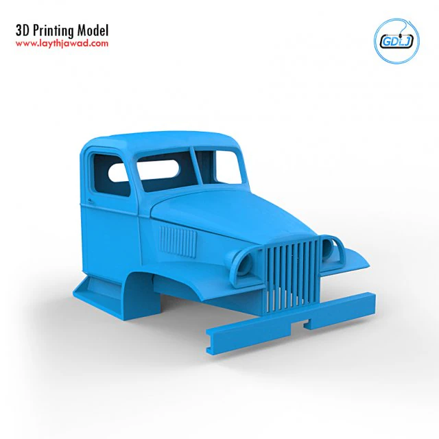 gmc cckw 352 cabin 3D Print Model .c4d .max .obj .3ds .fbx .stl .blend