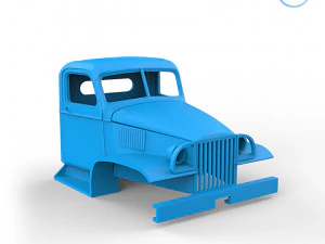 kabina gmc cckw 352 Model do druku 3D