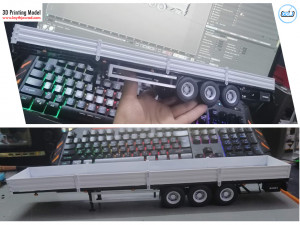 heavy lorry trailer 3d printing model 3D 프린트 모델