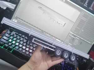 heavy lorry trailer 3d printing model 3D 프린트 모델