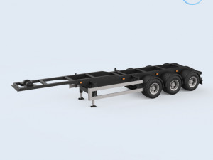 dumper trailer Modello di stampa 3D
