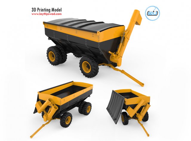 agricultural trailer charger 33000 3d printing model 3D Принт Модель .c4d .max .obj .3ds .fbx .stl .blend 