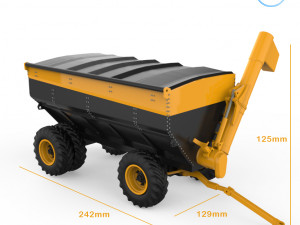 agricultural trailer charger 33000 3d printing model 3D Принт Модель