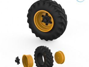 agricultural trailer charger 33000 3d printing model 3D Принт Модель