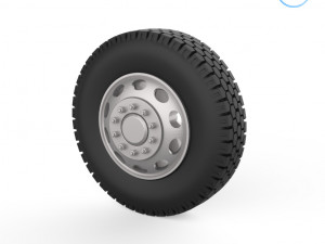 truck wheels 1-32 Modelo de Impressão 3D