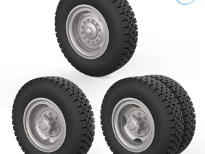 rodas de caminh&atilde;o 1-32 Modelo de Impressão 3D