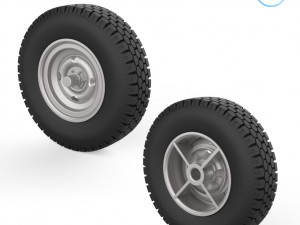 vehicle wheels 1-32 Model Cetak 3D