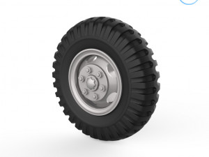 vehicle wheels 1-32 3D Baskı Modeli