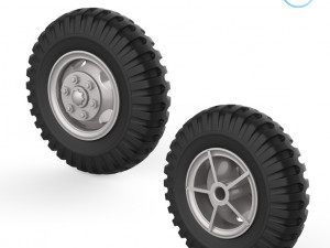 vehicle wheels 1-32 Model Cetak 3D