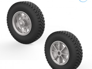 truck wheels 1-32 Modelo de Impressão 3D