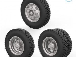 truck wheels 1-32 Model do druku 3D