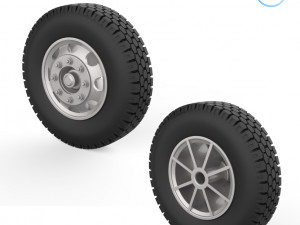 truck wheels 1-32 3D Принт Модель