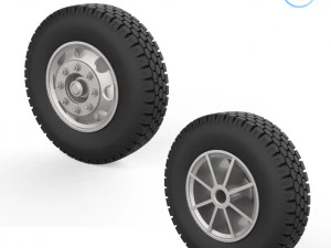 truck wheels 1-32 3D Print Model