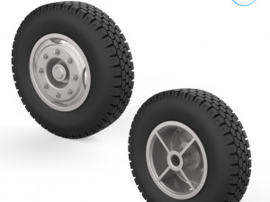 truck wheels 1-32 Modelo de Impressão 3D