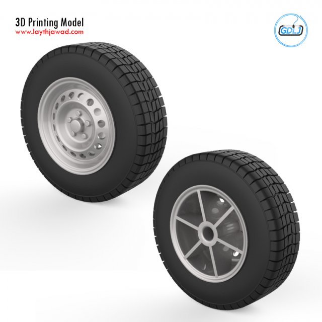 vehicle wheels 1-32 Model do druku 3D .c4d .max .obj .3ds .fbx .stl .blend 