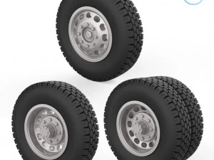 ruedas de camión 1-32 Modelo de impresión 3D