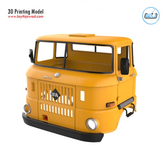 ifa w50 cabin - full professional version Model Cetak 3D .c4d .max .obj .3ds .fbx .stl .blend 
