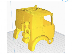 maz 5516 military cabin - full professional version Modello di stampa 3D