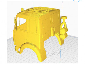 maz 5516 military cabin - full professional version Modello di stampa 3D