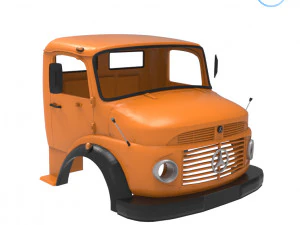 mercedes-benz truck 1924-2624 cabin - full professional version 3D Print Model