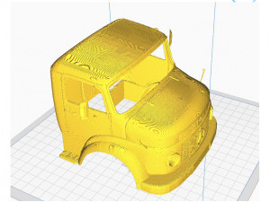 mercedes-benz truck 1924-2624 cabin - full professional version 3D Принт Модель