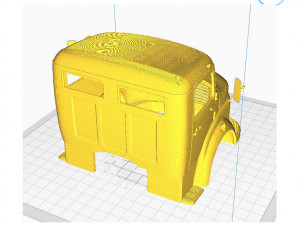 mercedes-benz truck 1924-2624 cabin - full professional version 3D Принт Модель