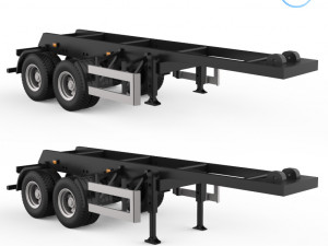 dumper trailer v1 3D-Druckmodell