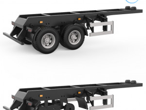 dumper trailer v1 3D-Druckmodell