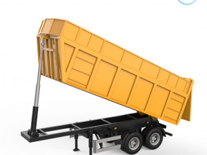 dumper trailer v1 3D-Druckmodell