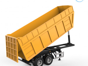 dumper trailer v1 3D-Druckmodell