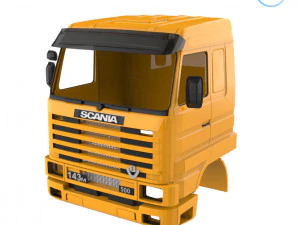 스카니아 143 캐빈 - 완전한 전문가용 버전 3D 프린트 모델