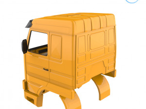 scania 143 cabin - full professional version 3D Baskı Modeli