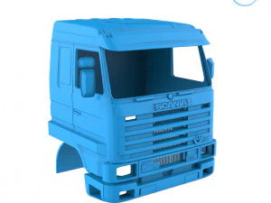 scania 143 cabin - full professional version 3D Print Model