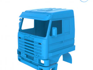 scania 143 cabin - full professional version 3D Print Model