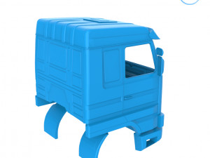 scania 143 cabin - full professional version 3D Baskı Modeli