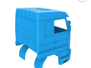 scania 143 cabin - full professional version 3D Print Model