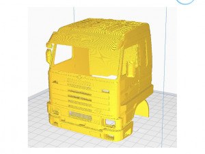 scania 143 cabin - full professional version 3D Baskı Modeli
