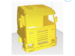 scania 143 cabin - full professional version 3D Baskı Modeli