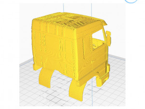 scania 143 cabin - full professional version 3D Baskı Modeli