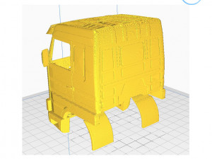 scania 143 cabin - full professional version 3D Baskı Modeli