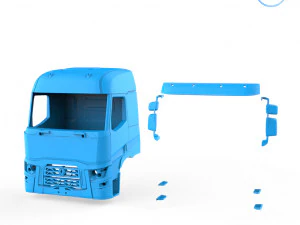 cami&oacute;n renault c Modelo de impresión 3D