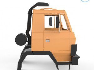 Tatra 815 3D 프린트 모델